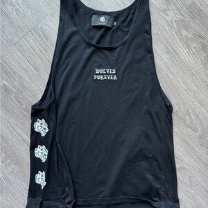 Darc Sport Wolves Black Premium Tank Top - Medium